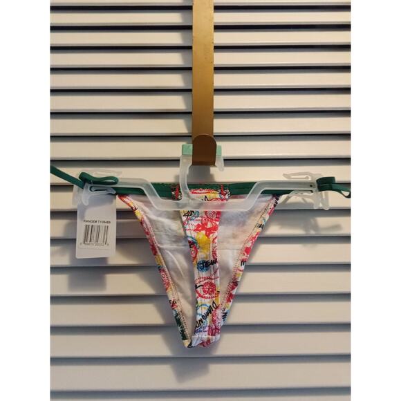 Back Talk Christmas theme ornament text words g-string thong women's sz 5 Small - Picture 3 of 4